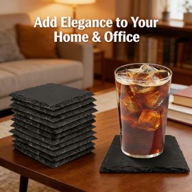 50pcs Slate Drink Coasters