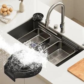 "Restaurant-Grade Cup Washer â€“ Effortless Press-to-Clean Design â€“ BPA-Free Plastic"
