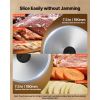 Meat Slicer, 7.5" Electric Deli Slicer with 2 SUS420 Blades & 0-0.6" Adjustable Thickness, 200W Home Food-Slicer for Frozen Meat, Ham, Baguett, Steak