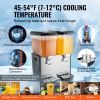Commercial Beverage Dispenser, 2 Tanks 18 L / 19 QT Per Tank Juice Dispenser